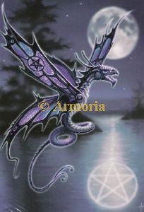 Carte Postale Dragonfly de Anne Stokes