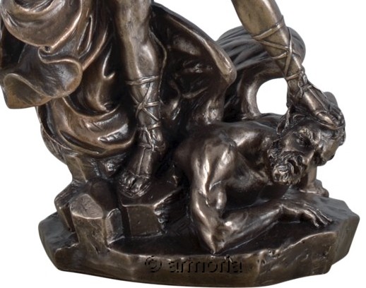 Figurine Archange Saint-Michel terrassant le Dragon marque Veronese