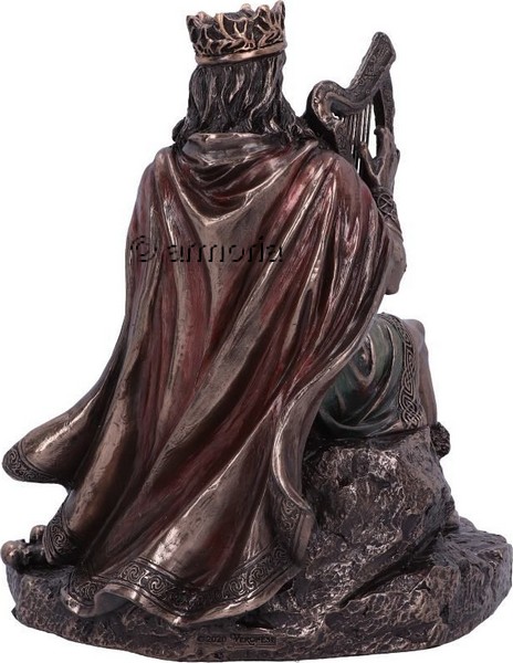 Figurine Dieu et Roi Celte Dagda aspect bronze