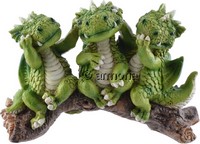Figurine Dragons Verts de la Sagesse 