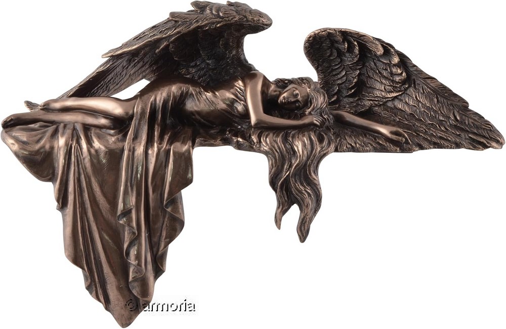Figurine ange endormie pour bord d'étagère marque Veronese