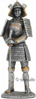 Figurine de Samouraï debout en étain marque Veronese