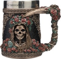 Chope Santa Muerte finition bronze