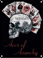 Plaque métal murale Aces of Anarchy, 15 x 20 cm