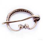 Fibule Viking en bronze