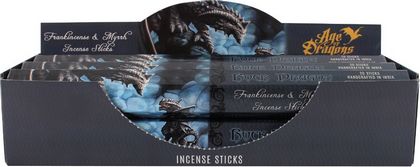 Encens Rock Dragon - Frankincese & Myrrh, coffret de 6 étuis